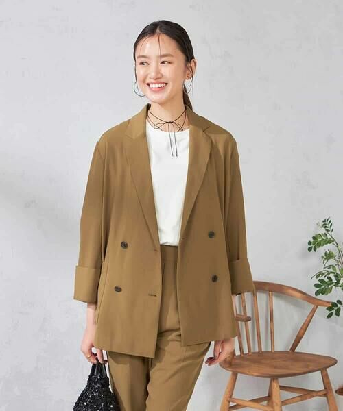 a.v.v / アー・ヴェ・ヴェ セットアップ | 【接触冷感/UVカット/吸水速乾】美ラクるダブルブレストジャケット | 詳細15