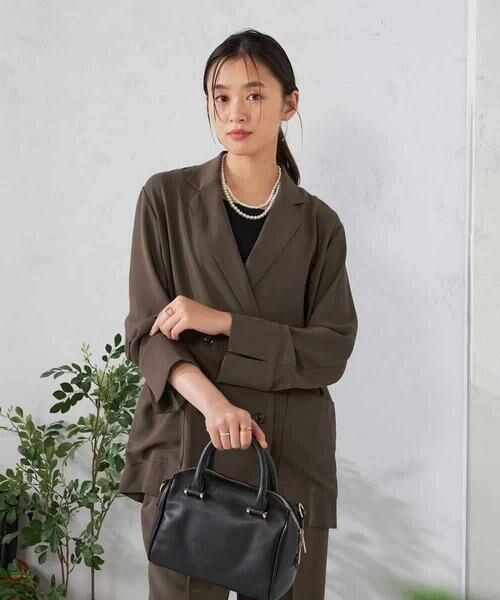 a.v.v / アー・ヴェ・ヴェ セットアップ | 【接触冷感/UVカット/吸水速乾】美ラクるダブルブレストジャケット | 詳細2