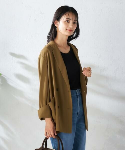 a.v.v / アー・ヴェ・ヴェ セットアップ | 【接触冷感/UVカット/吸水速乾】美ラクるダブルブレストジャケット | 詳細23