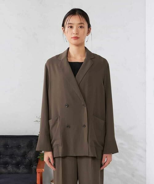 a.v.v / アー・ヴェ・ヴェ セットアップ | 【接触冷感/UVカット/吸水速乾】美ラクるダブルブレストジャケット | 詳細28