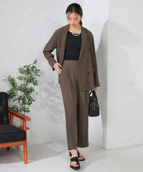 a.v.v / アー・ヴェ・ヴェ セットアップ | 【接触冷感/UVカット/吸水速乾】美ラクるダブルブレストジャケット | 詳細4