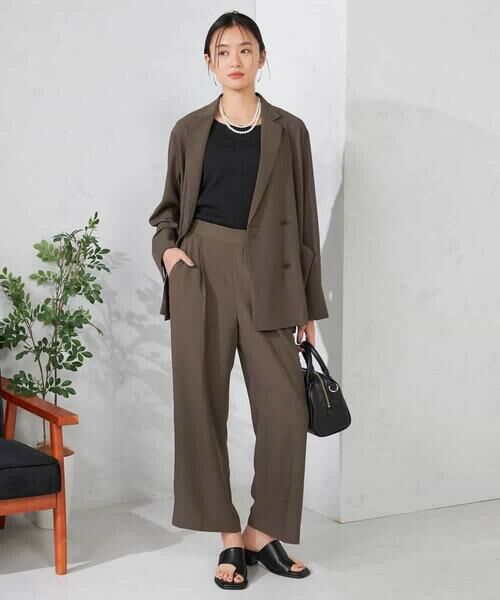 a.v.v / アー・ヴェ・ヴェ セットアップ | 【接触冷感/UVカット/吸水速乾】美ラクるダブルブレストジャケット | 詳細6