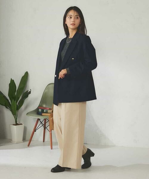 a.v.v / アー・ヴェ・ヴェ テーラードジャケット | 【マシンウォッシャブル】ダブルブレストジャケット | 詳細10