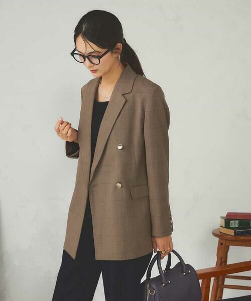 a.v.v / アー・ヴェ・ヴェ テーラードジャケット | 【マシンウォッシャブル】ダブルブレストジャケット | 詳細15