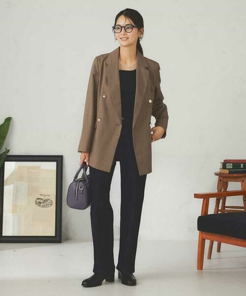 a.v.v / アー・ヴェ・ヴェ テーラードジャケット | 【マシンウォッシャブル】ダブルブレストジャケット | 詳細17