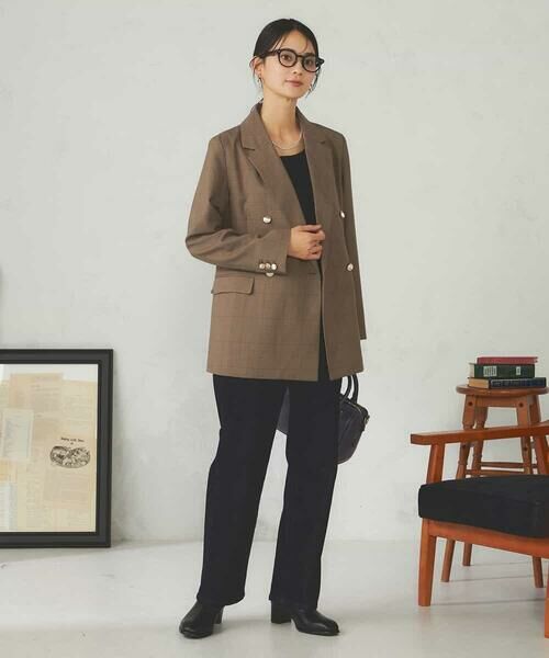 a.v.v / アー・ヴェ・ヴェ テーラードジャケット | 【マシンウォッシャブル】ダブルブレストジャケット | 詳細19