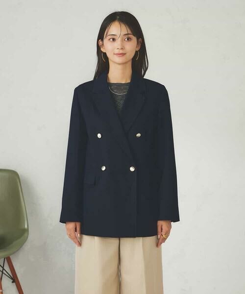 a.v.v / アー・ヴェ・ヴェ テーラードジャケット | 【マシンウォッシャブル】ダブルブレストジャケット | 詳細26