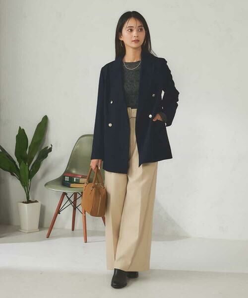 a.v.v / アー・ヴェ・ヴェ テーラードジャケット | 【マシンウォッシャブル】ダブルブレストジャケット | 詳細7
