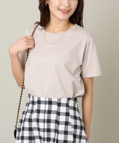 a.v.v / アー・ヴェ・ヴェ カットソー | 刺繍ロゴTシャツ