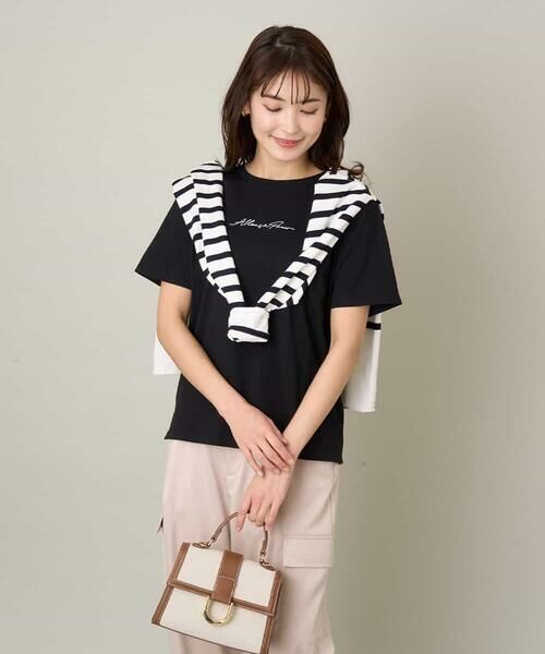 a.v.v / アー・ヴェ・ヴェ カットソー | 刺繍ロゴTシャツ | 詳細16