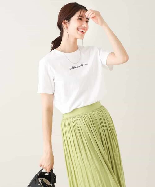 a.v.v / アー・ヴェ・ヴェ カットソー | 刺繍ロゴTシャツ | 詳細2