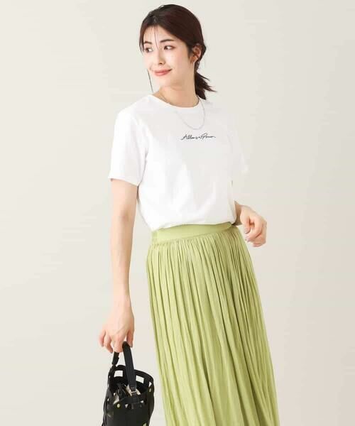 a.v.v / アー・ヴェ・ヴェ カットソー | 刺繍ロゴTシャツ | 詳細3