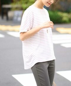 a.v.v / アー・ヴェ・ヴェ カットソー | ボーダードルマンカットソー