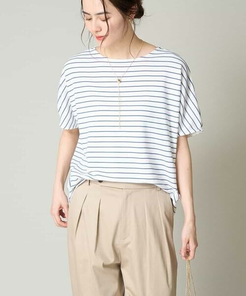 新品　クラネ　ボーダーカットソー セール】 ボートネックボーダーカットソー （Tシャツ）｜URBAN