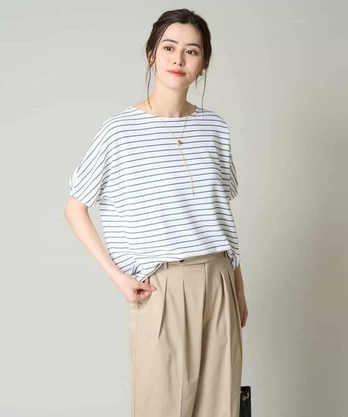 a.v.v / アー・ヴェ・ヴェ カットソー | ボーダードルマンカットソー | 詳細1