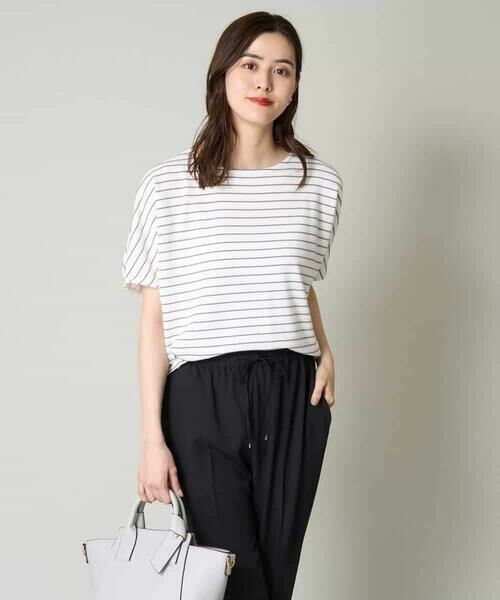 a.v.v / アー・ヴェ・ヴェ カットソー | ボーダードルマンカットソー | 詳細15