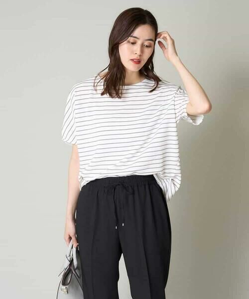 a.v.v / アー・ヴェ・ヴェ カットソー | ボーダードルマンカットソー | 詳細16