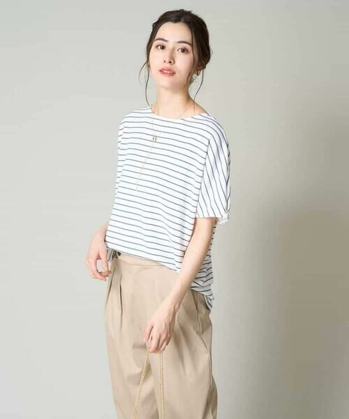 a.v.v / アー・ヴェ・ヴェ カットソー | ボーダードルマンカットソー | 詳細2