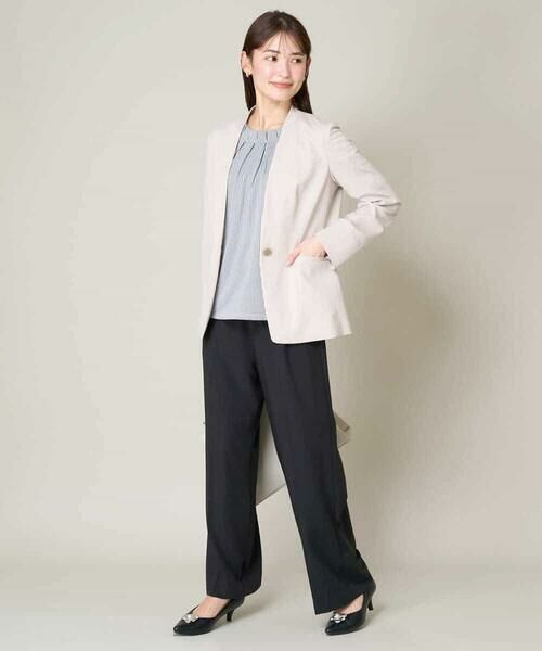 a.v.v / アー・ヴェ・ヴェ カットソー | 【UVカット/イージーケア】ストライプジャガードトップス | 詳細1