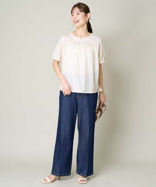 a.v.v / アー・ヴェ・ヴェ カットソー | 【UVカット/イージーケア】ストライプジャガードトップス | 詳細13