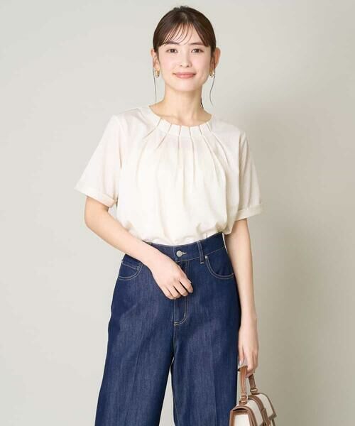 a.v.v / アー・ヴェ・ヴェ カットソー | 【UVカット/イージーケア】ストライプジャガードトップス | 詳細2