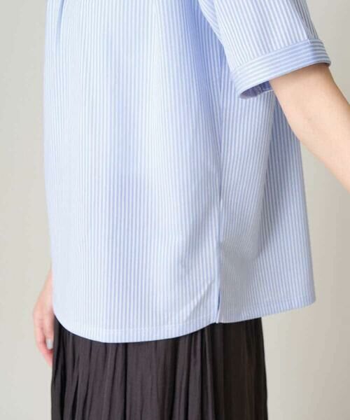 a.v.v / アー・ヴェ・ヴェ カットソー | 【UVカット/イージーケア】ストライプジャガードトップス | 詳細21