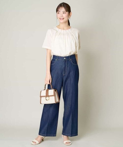 a.v.v / アー・ヴェ・ヴェ カットソー | 【UVカット/イージーケア】ストライプジャガードトップス | 詳細5