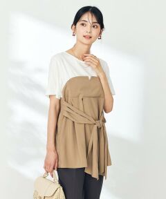 a.v.v / アー・ヴェ・ヴェ カットソー | ビスチェドッキングトップス