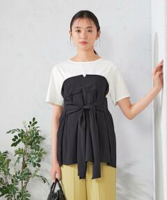 a.v.v / アー・ヴェ・ヴェ カットソー | ビスチェドッキングトップス