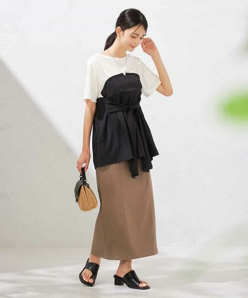 a.v.v / アー・ヴェ・ヴェ カットソー | ビスチェドッキングトップス | 詳細18