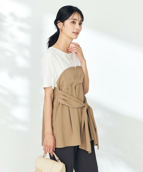 a.v.v / アー・ヴェ・ヴェ カットソー | ビスチェドッキングトップス | 詳細2