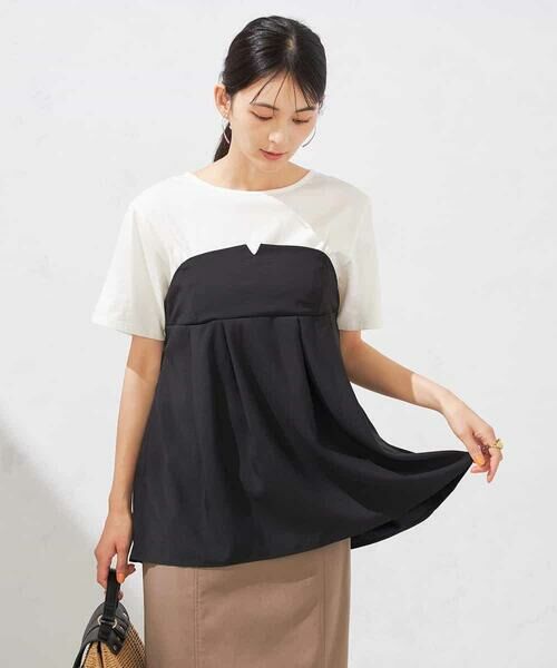 a.v.v / アー・ヴェ・ヴェ カットソー | ビスチェドッキングトップス | 詳細23