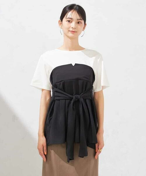 a.v.v / アー・ヴェ・ヴェ カットソー | ビスチェドッキングトップス | 詳細25