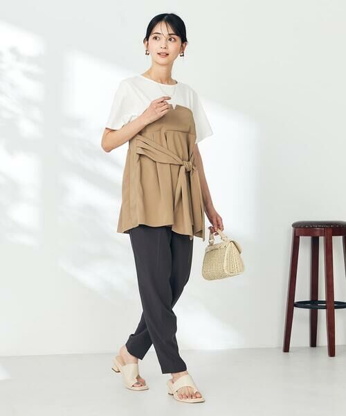 a.v.v / アー・ヴェ・ヴェ カットソー | ビスチェドッキングトップス | 詳細4