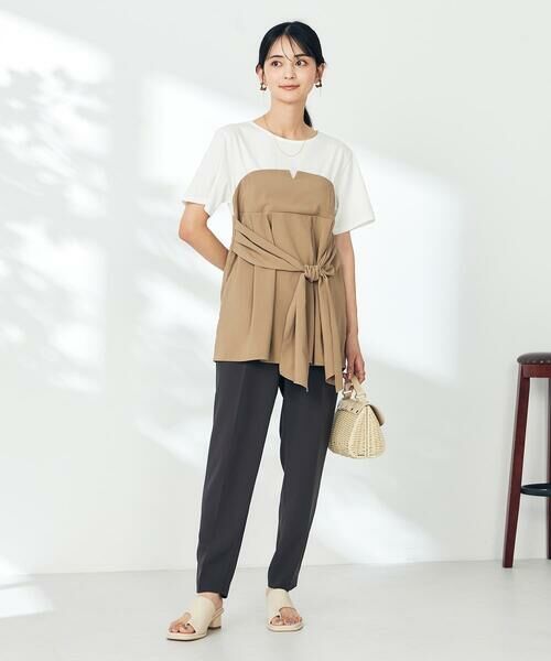 a.v.v / アー・ヴェ・ヴェ カットソー | ビスチェドッキングトップス | 詳細5