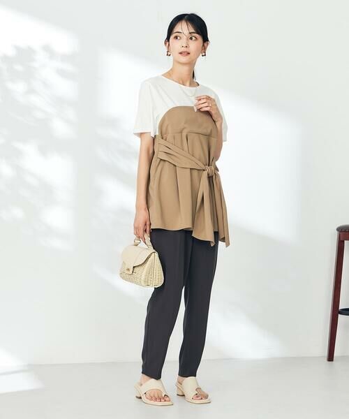 a.v.v / アー・ヴェ・ヴェ カットソー | ビスチェドッキングトップス | 詳細6