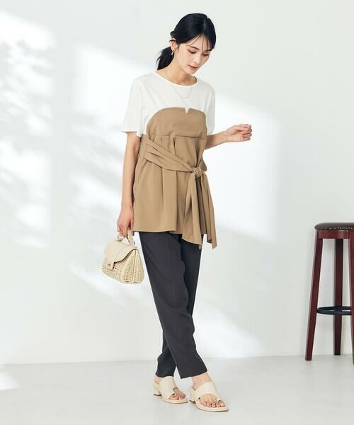 a.v.v / アー・ヴェ・ヴェ カットソー | ビスチェドッキングトップス | 詳細7