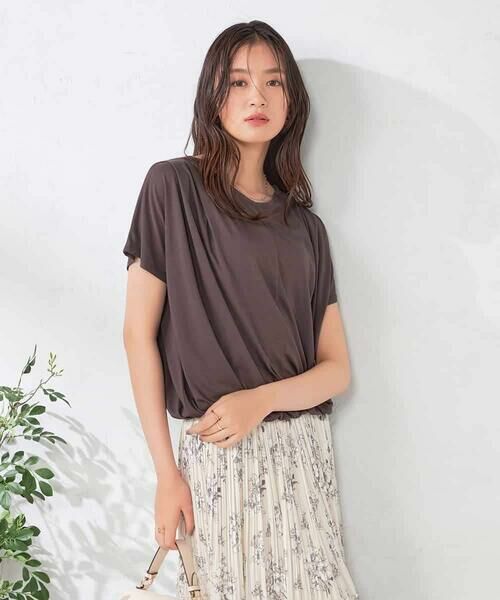 a.v.v / アー・ヴェ・ヴェ カットソー | 【接触冷感/UVカット/吸水速乾】ドロストヘムカットソー | 詳細1