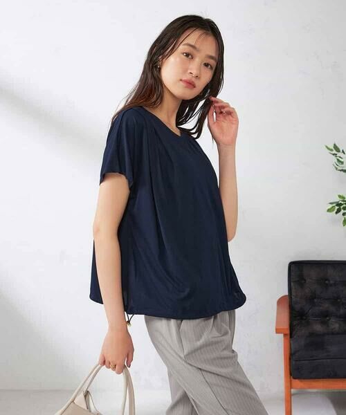 a.v.v / アー・ヴェ・ヴェ カットソー | 【接触冷感/UVカット/吸水速乾】ドロストヘムカットソー | 詳細17