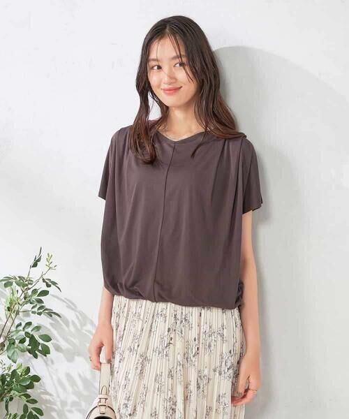 a.v.v / アー・ヴェ・ヴェ カットソー | 【接触冷感/UVカット/吸水速乾】ドロストヘムカットソー | 詳細2