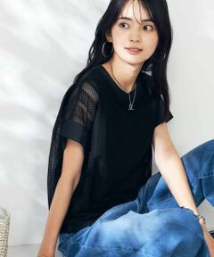 a.v.v / アー・ヴェ・ヴェ カットソー | 幾何レースレイヤードトップス