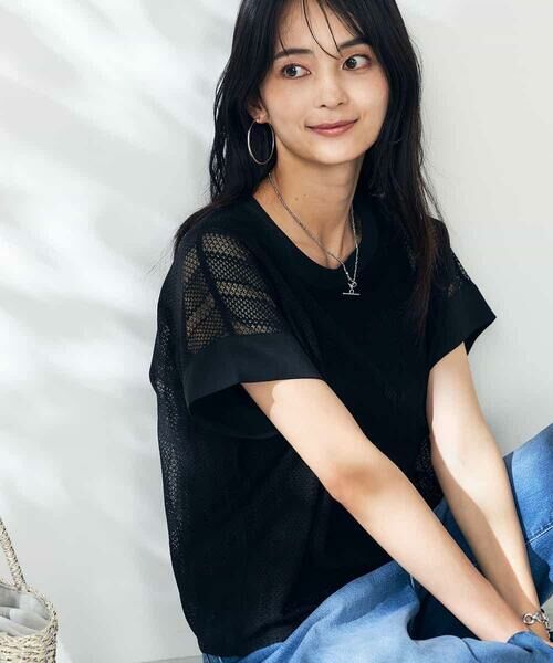 a.v.v / アー・ヴェ・ヴェ カットソー | 幾何レースレイヤードトップス | 詳細22