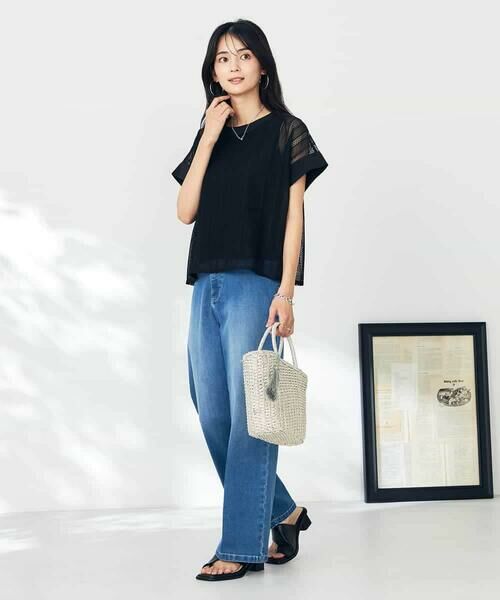 a.v.v / アー・ヴェ・ヴェ カットソー | 幾何レースレイヤードトップス | 詳細25