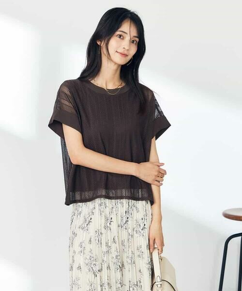 レースレイヤーシャツ BLK レーストリム フルイドシャツ - ブラック | ZARA Japan / 日本