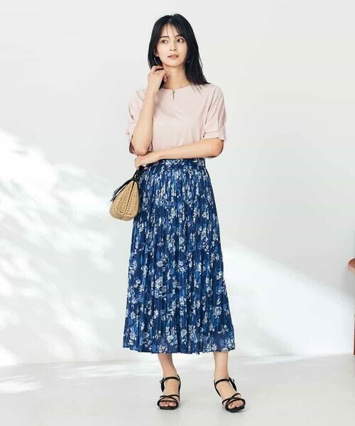 a.v.v / アー・ヴェ・ヴェ カットソー | 【接触冷感/UVカット/吸水速乾】チャームネックパフスリーブトップス | 詳細12