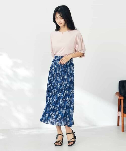 a.v.v / アー・ヴェ・ヴェ カットソー | 【接触冷感/UVカット/吸水速乾】チャームネックパフスリーブトップス | 詳細15