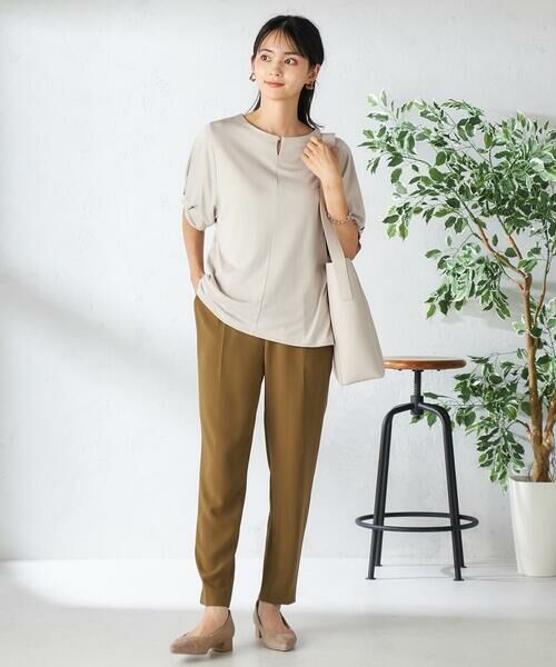 a.v.v / アー・ヴェ・ヴェ カットソー | 【接触冷感/UVカット/吸水速乾】チャームネックパフスリーブトップス | 詳細27