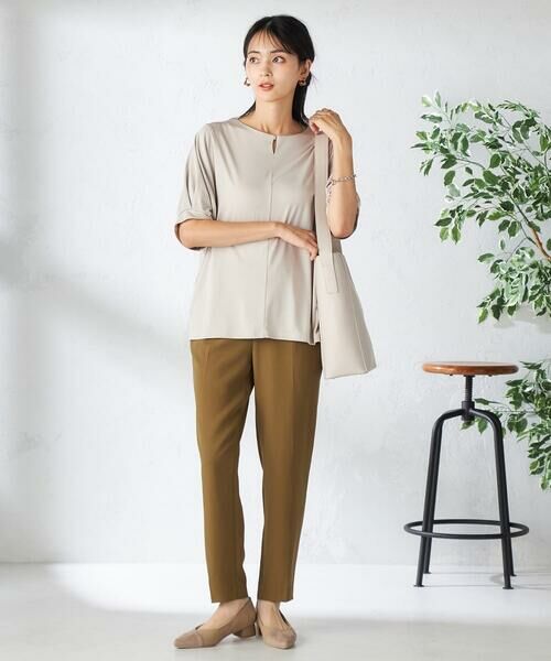 a.v.v / アー・ヴェ・ヴェ カットソー | 【接触冷感/UVカット/吸水速乾】チャームネックパフスリーブトップス | 詳細29