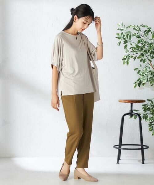 a.v.v / アー・ヴェ・ヴェ カットソー | 【接触冷感/UVカット/吸水速乾】チャームネックパフスリーブトップス | 詳細30