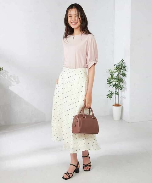 a.v.v / アー・ヴェ・ヴェ カットソー | 【接触冷感/UVカット/吸水速乾】チャームネックパフスリーブトップス | 詳細6